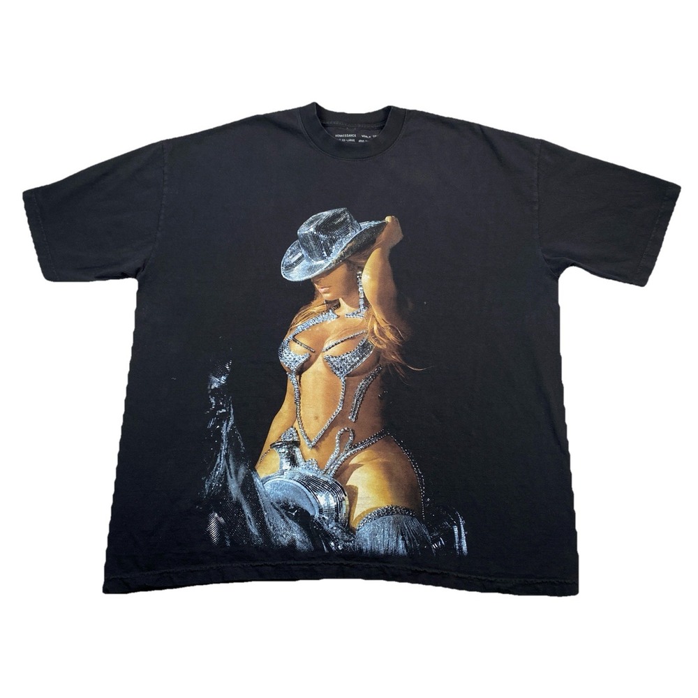 Beyonce Renaissance World Tour 2023 T-Shirt Black Men's XXL